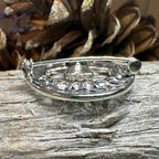 Emerald Claddagh Brooch