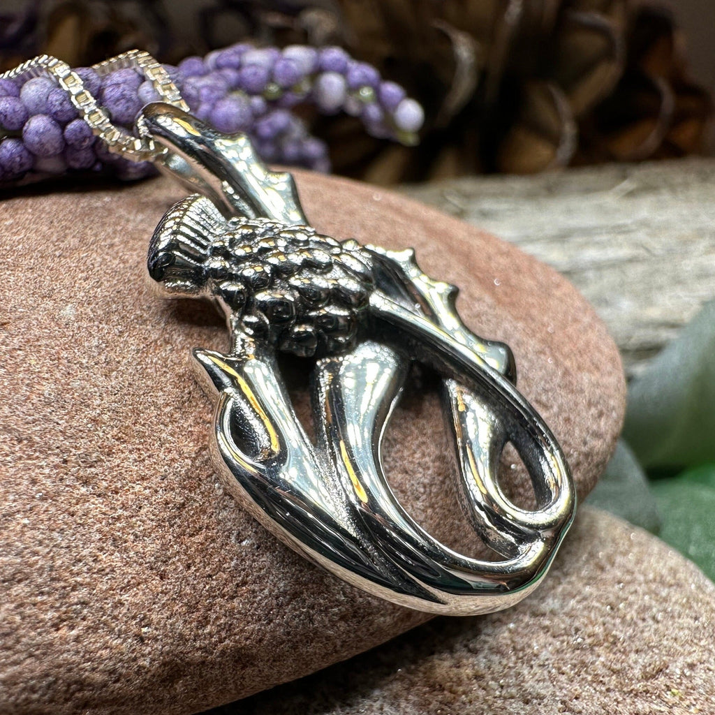 Daleina Scottish Thistle Necklace