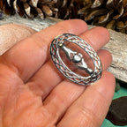 Laurelei Oval Claddagh Brooch
