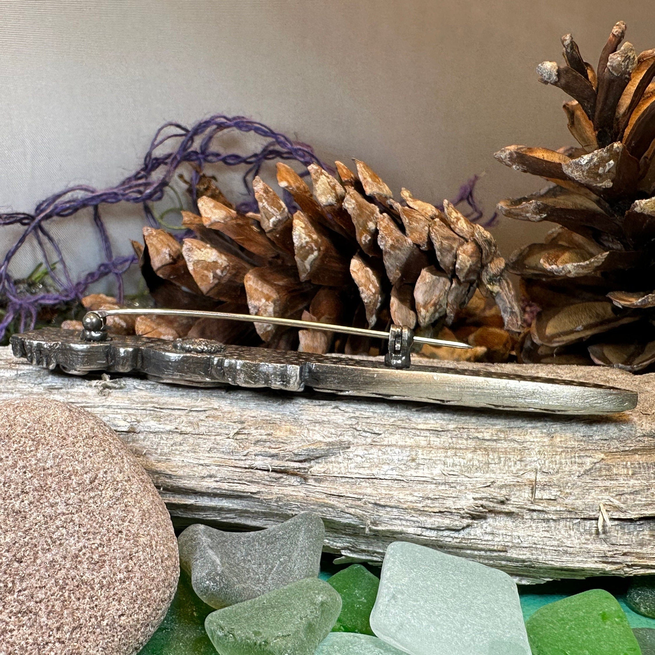 Celtic Birds Kilt Pin