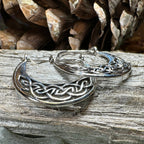 Carys Celtic Hoop Earrings
