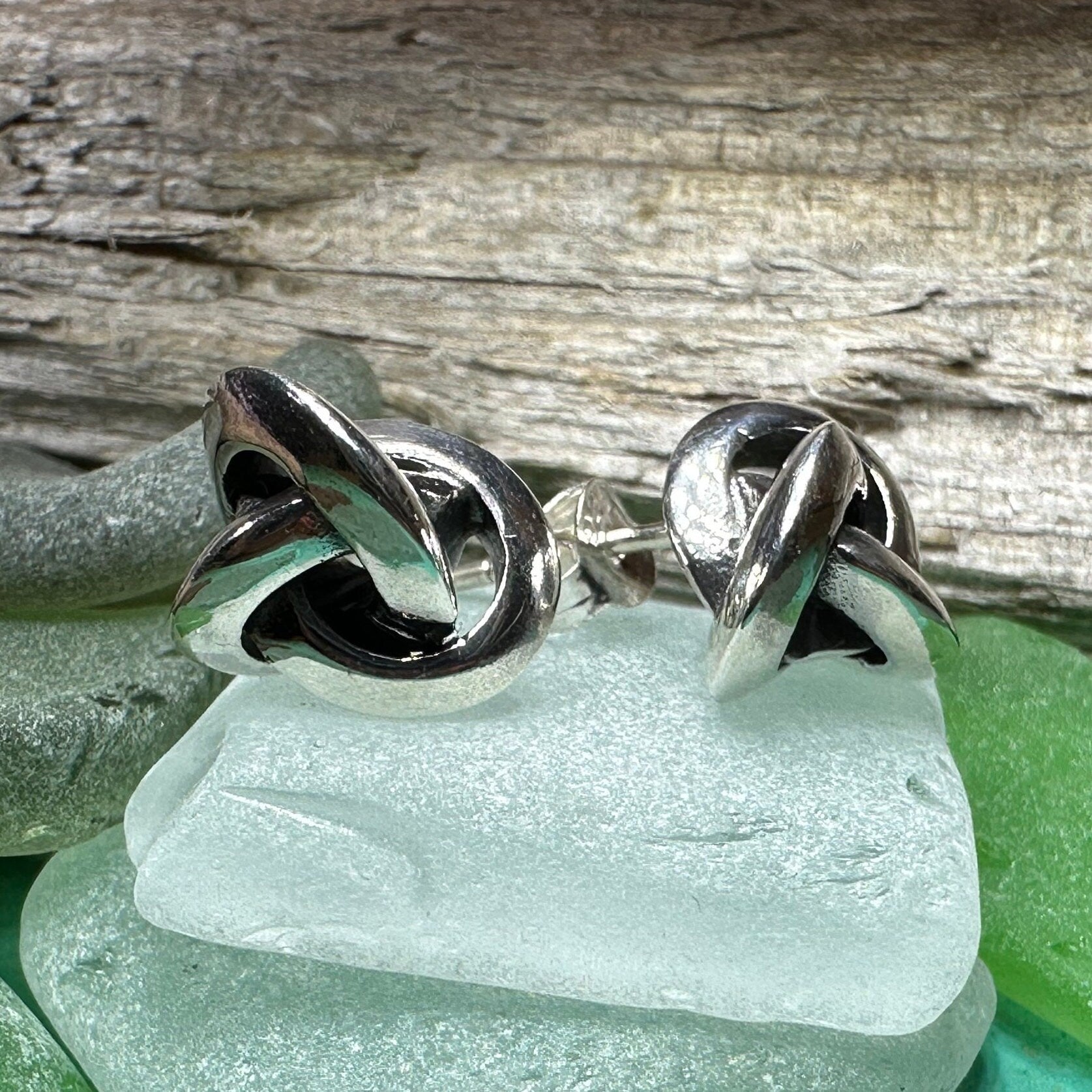 Vaylia Celtic Knot Post Earrings