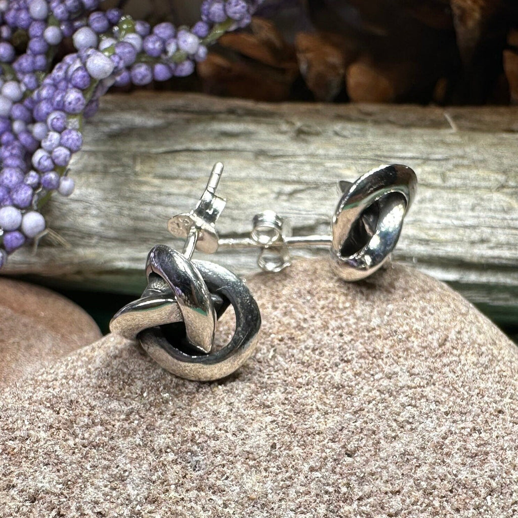 Vaylia Celtic Knot Post Earrings