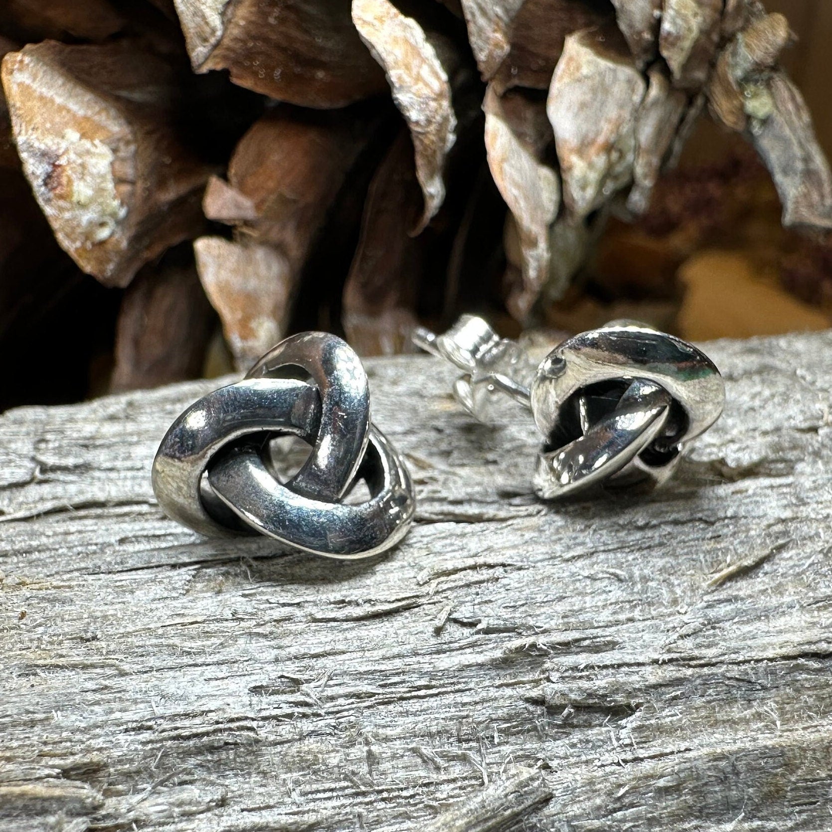 Vaylia Celtic Knot Post Earrings