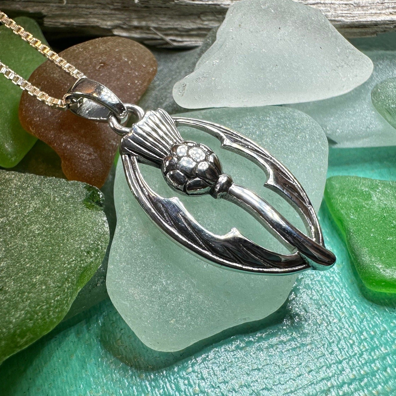 Tannith Thistle Necklace