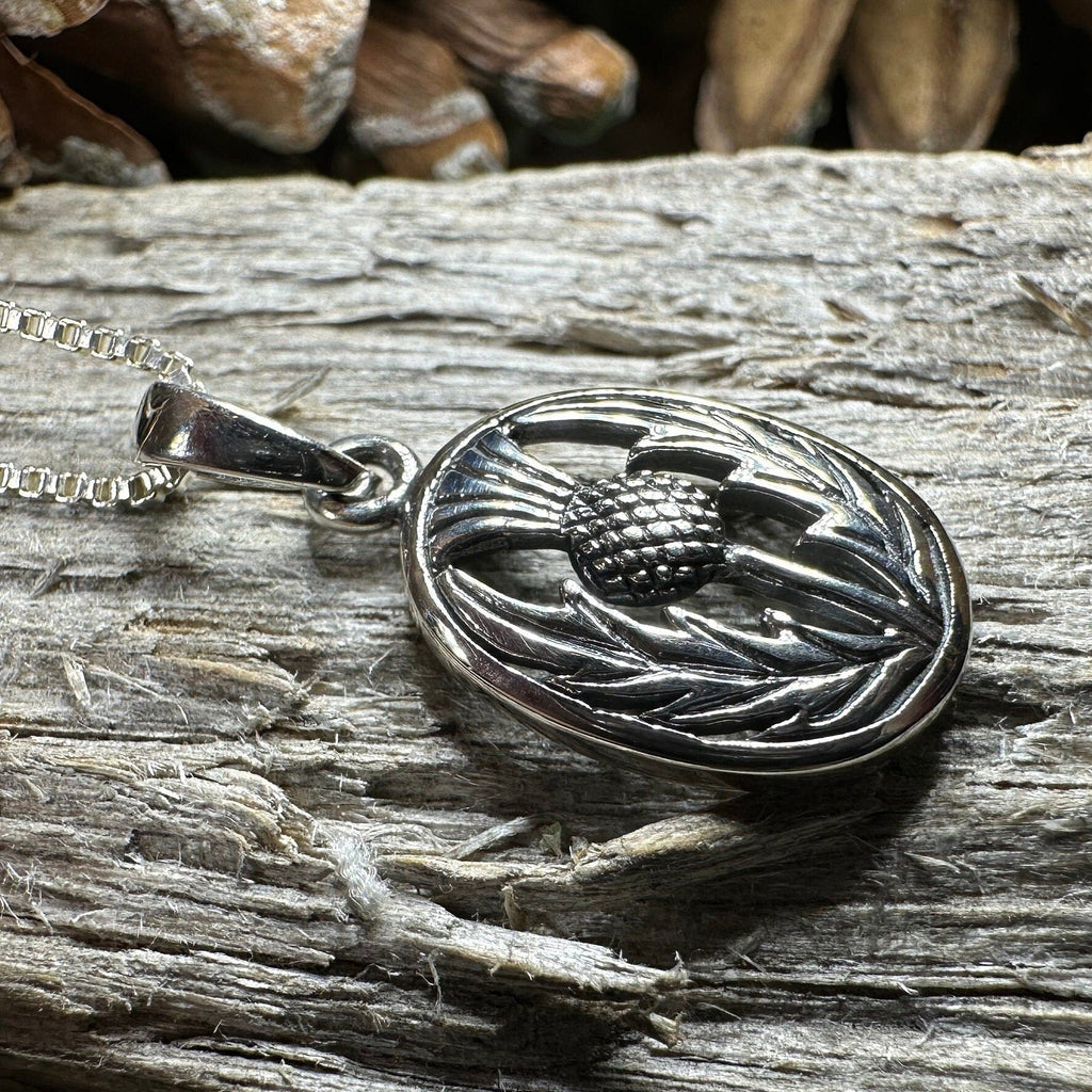 Simplicity Thistle Necklace