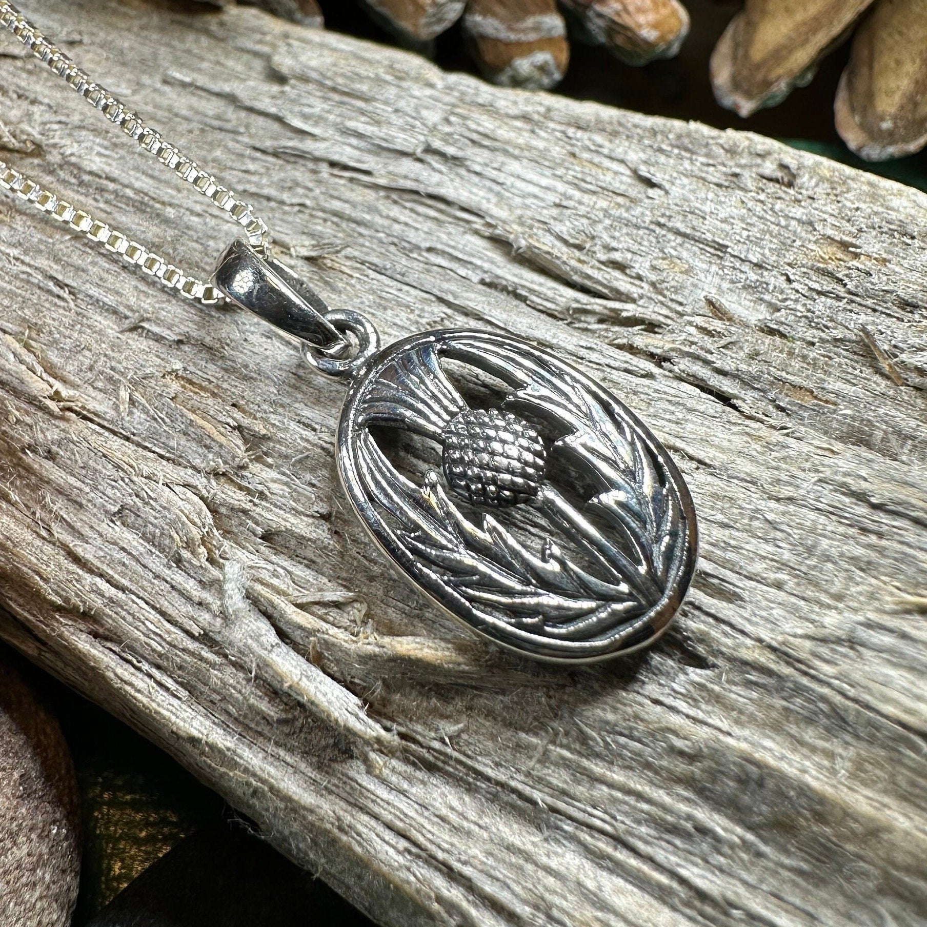Simplicity Thistle Necklace