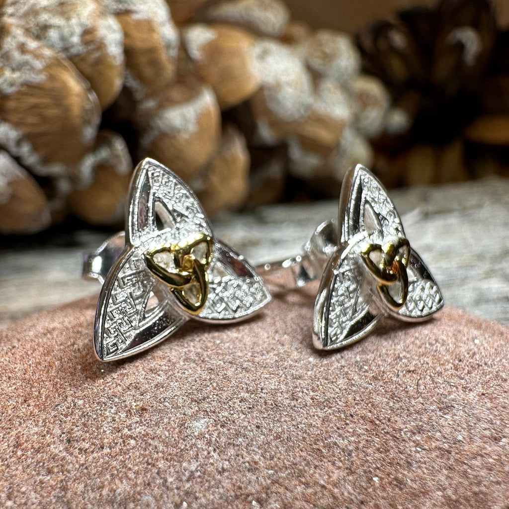 Elegance Trinity Knot Earrings