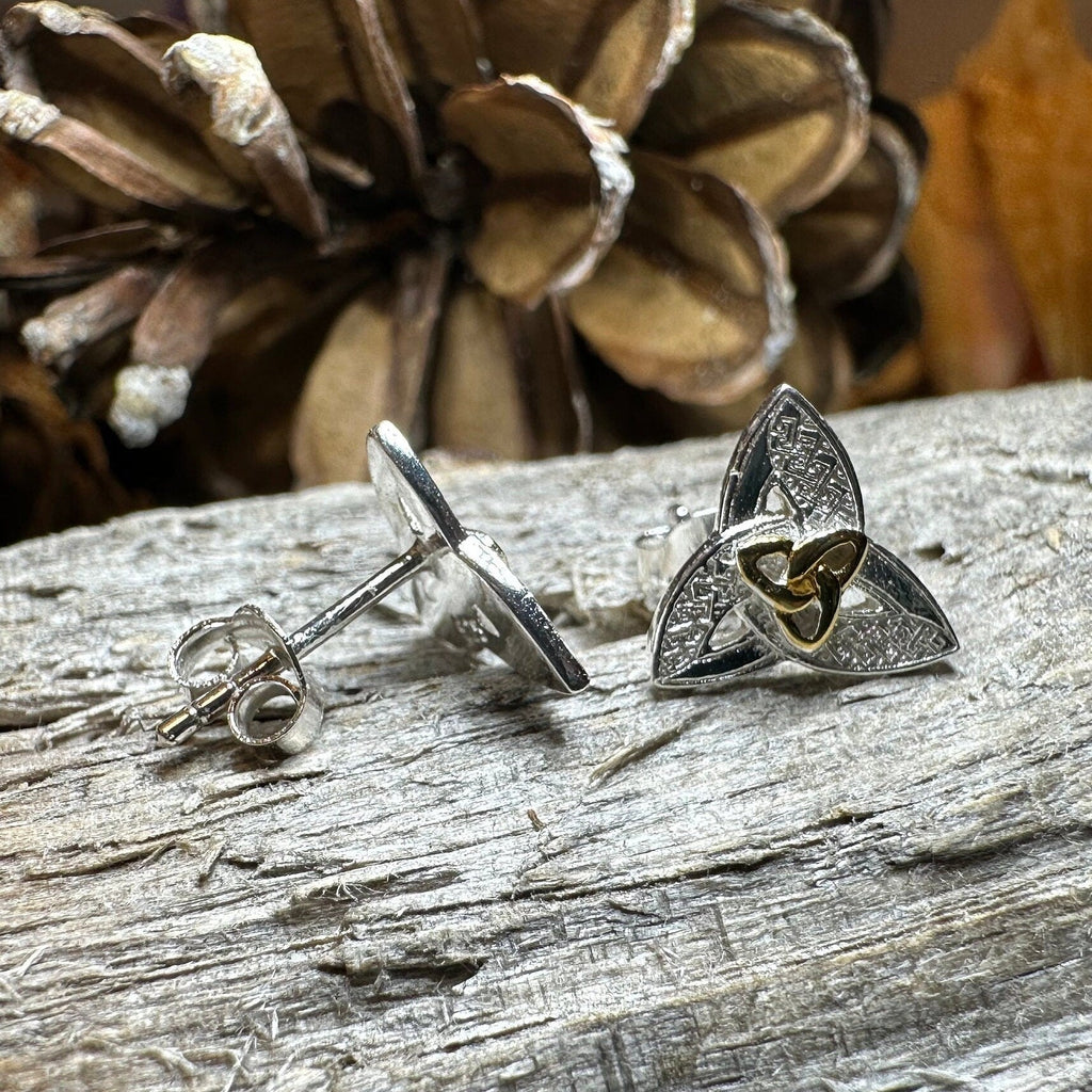 Elegance Trinity Knot Earrings