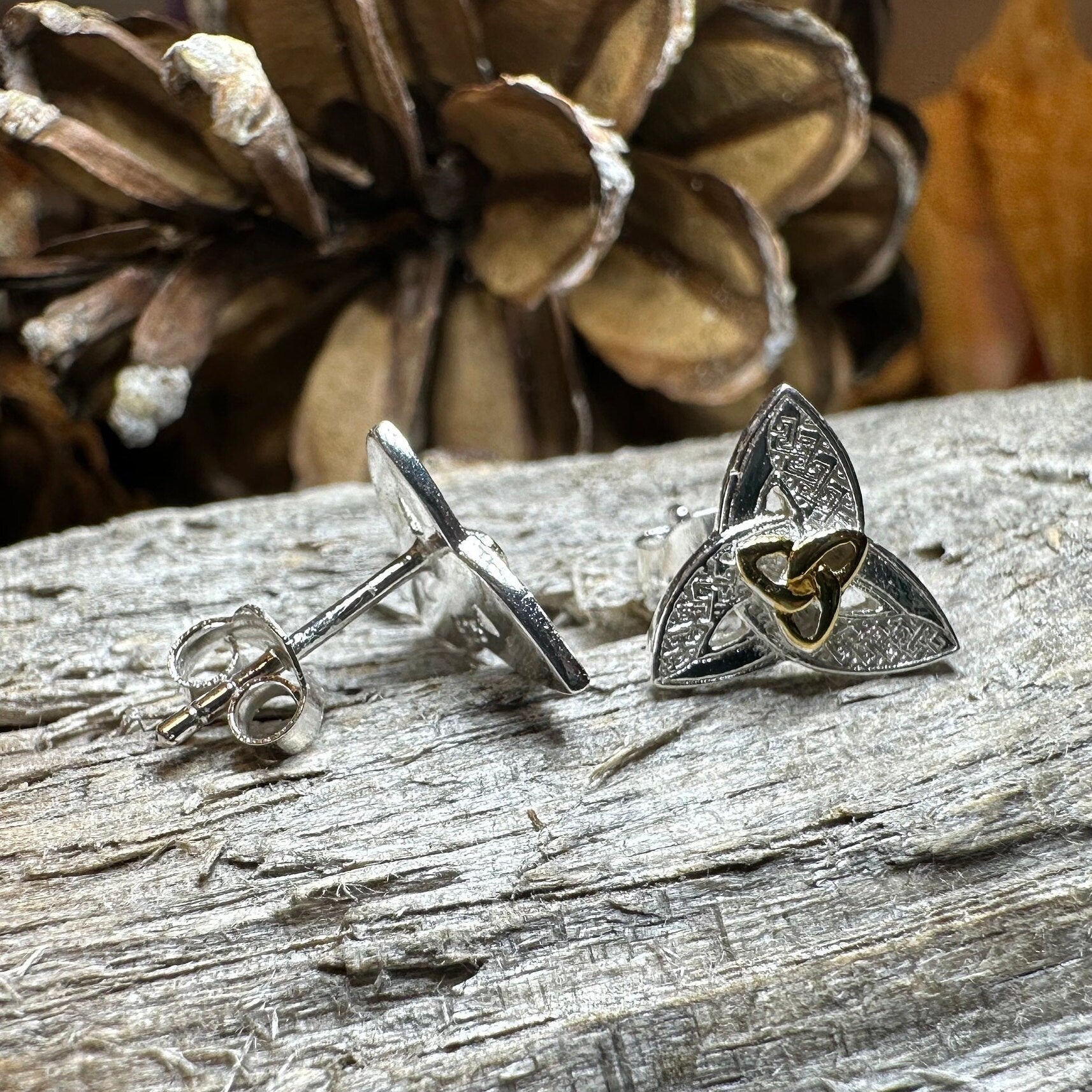 Elegance Trinity Knot Earrings