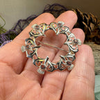 Arran Amethyst Thistle Brooch