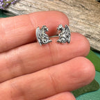 Gargoyle Dragon Post Earrings