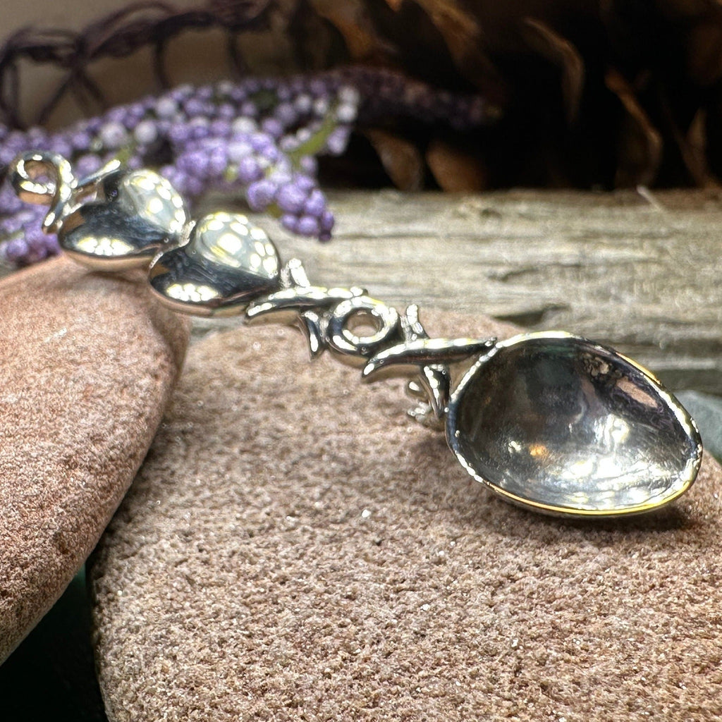 Hugs & Kisses Love Spoon Brooch