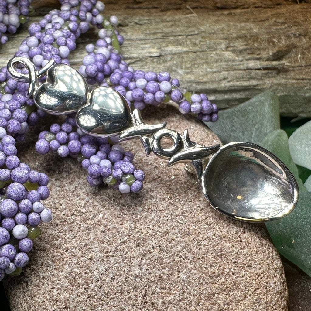 Hugs & Kisses Love Spoon Brooch