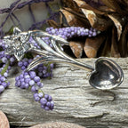 Welsh Daffodil Love Spoon Brooch