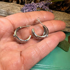 Raela Celtic Hoop Earrings