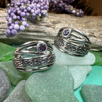 Raela Celtic Hoop Earrings