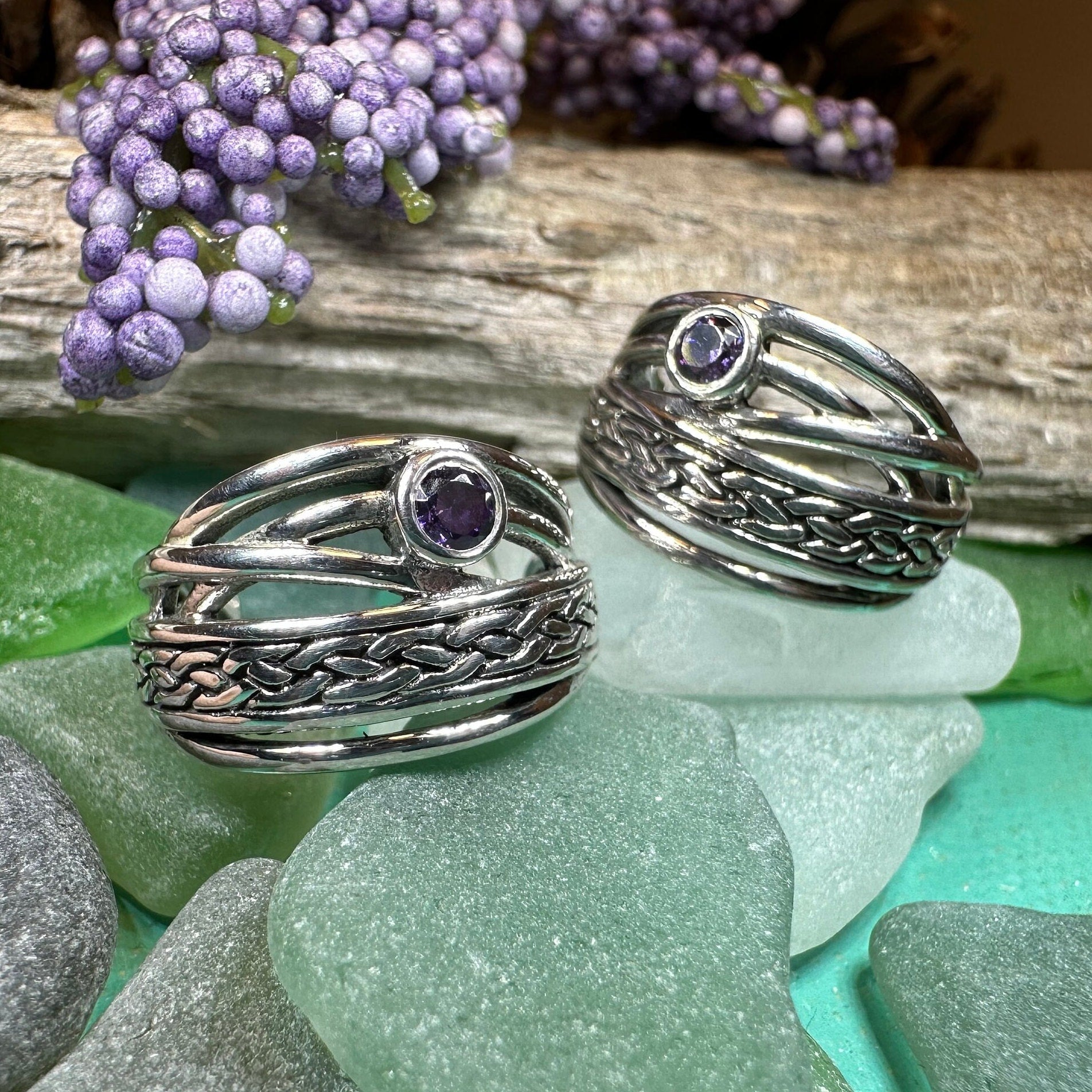 Raela Celtic Hoop Earrings