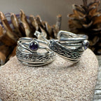 Raela Celtic Hoop Earrings