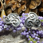 Ancient Gale Celtic Spiral Post Earrings