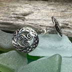 Perla Triple Spiral Post Earrings