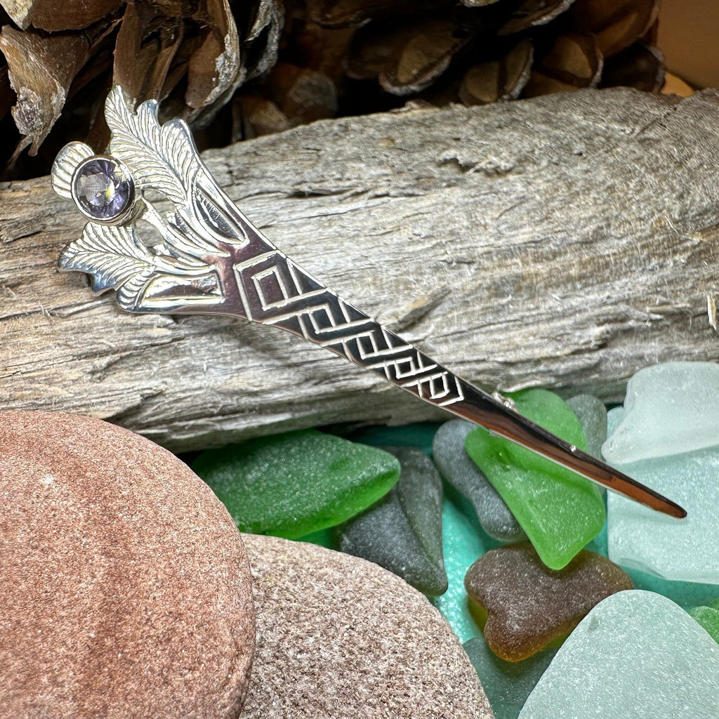 Thorben Thistle Kilt Pin