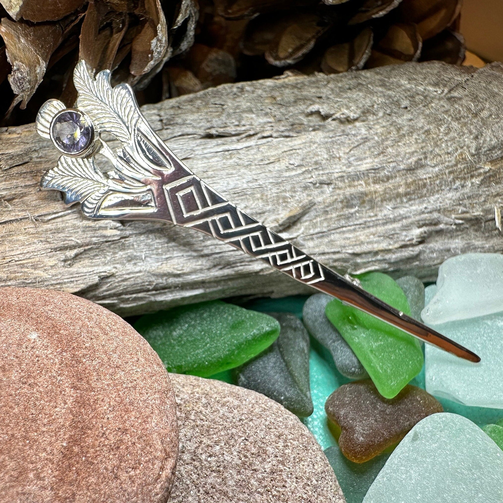 Thorben Thistle Kilt Pin