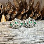Dalia Claddagh Stud Earrings