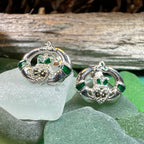Dalia Claddagh Stud Earrings