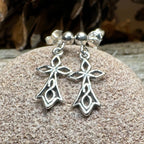 Sweet Celtic Cross Post Earrings
