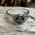 Reeve Triple Spiral Ring