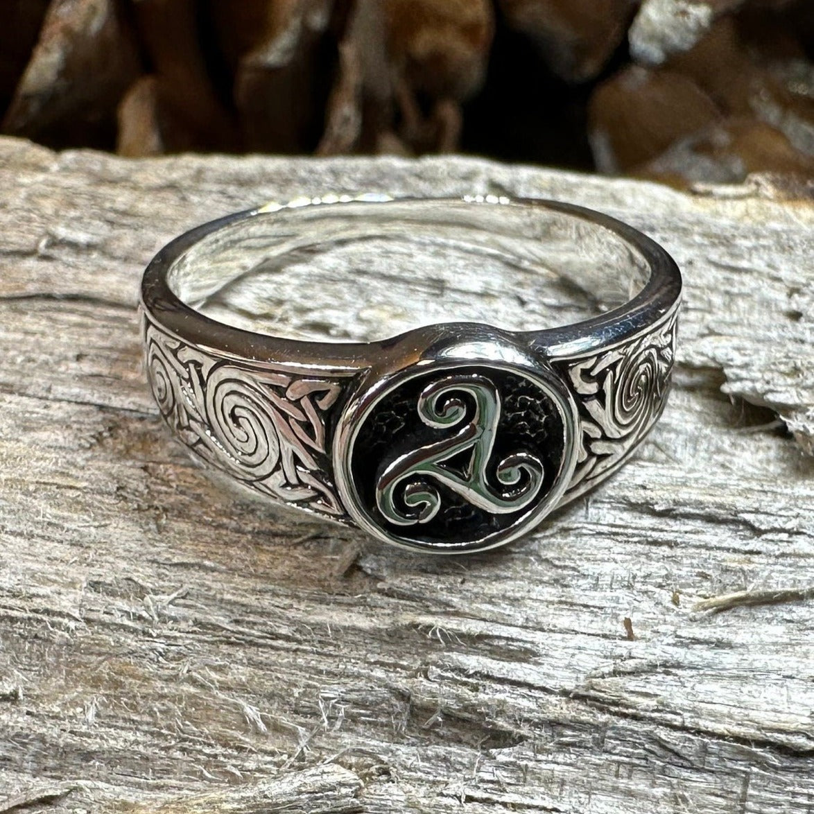 Reeve Triple Spiral Ring