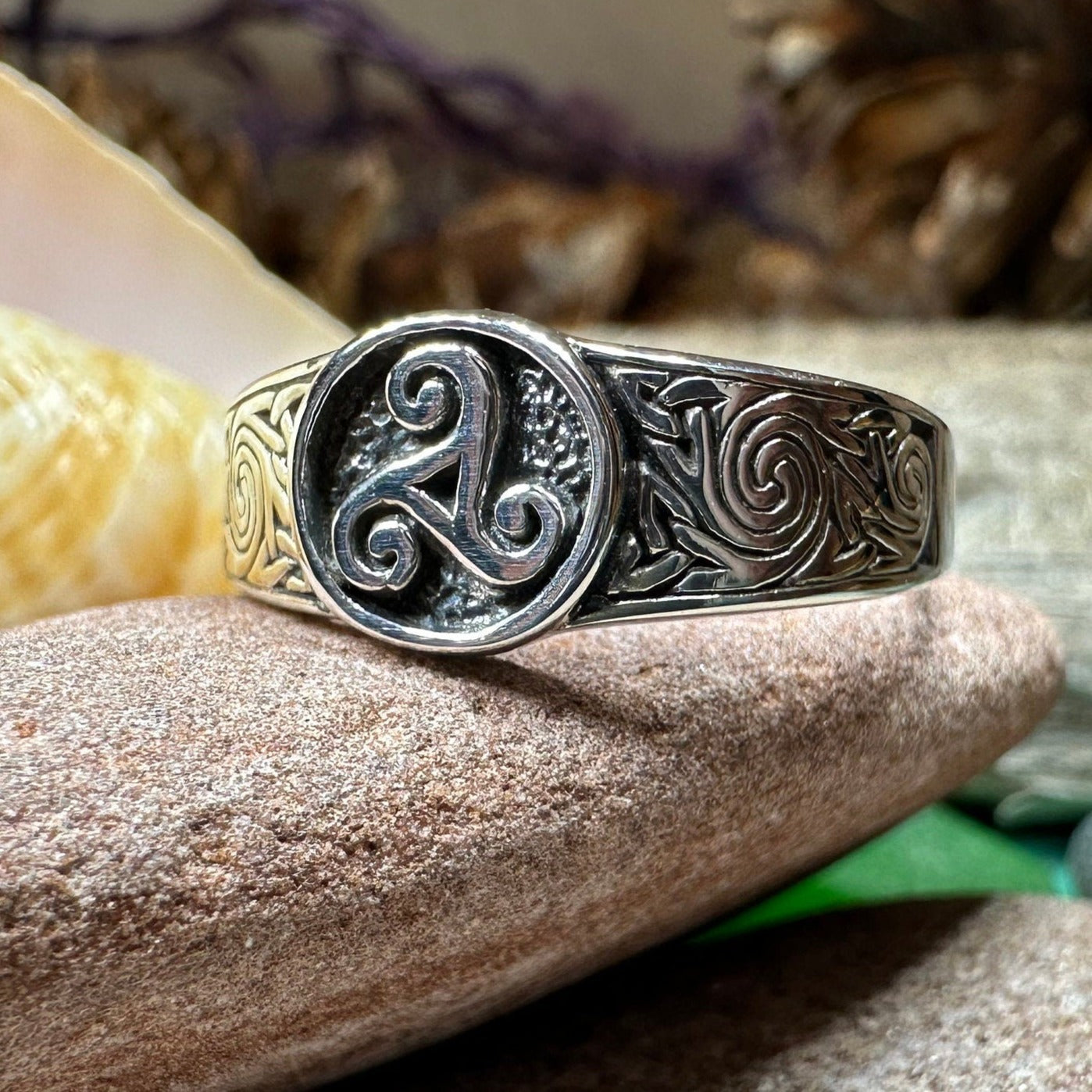 Reeve Triple Spiral Ring