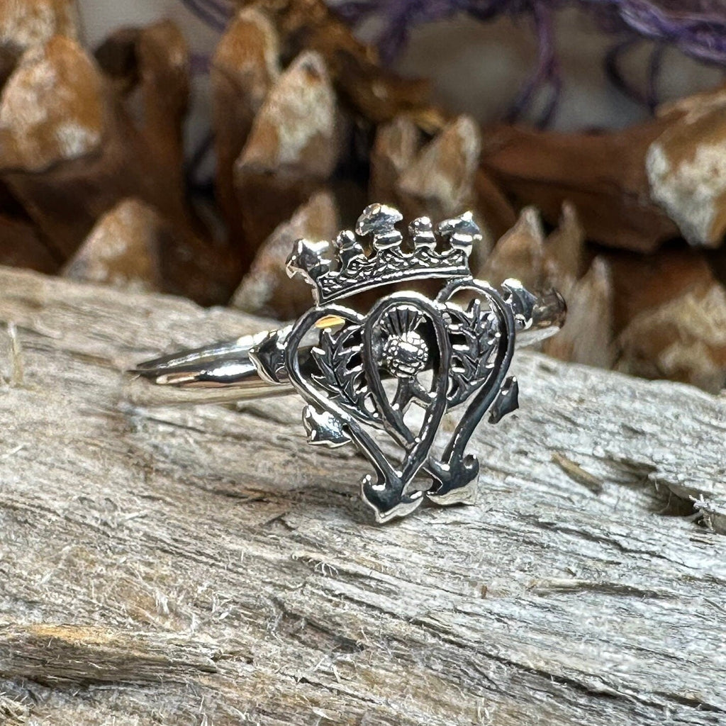 Classic Thistle Luckenbooth Ring