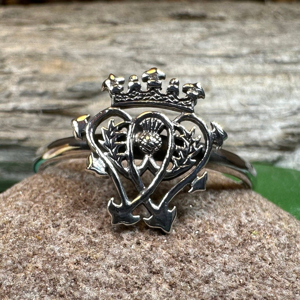 Classic Thistle Luckenbooth Ring