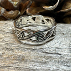 Wren Triple Spiral Ring