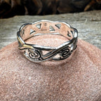 Wren Triple Spiral Ring