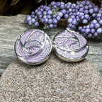 Scottish Bloom Mackintosh Rose Post Earrings