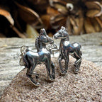 Prancing Horse Post Earrings