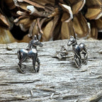 Prancing Horse Post Earrings