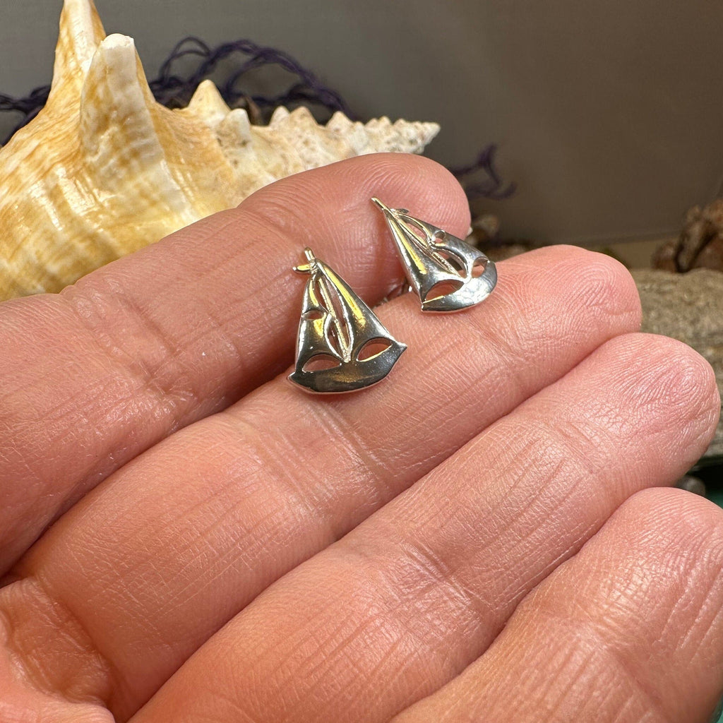 Summerlea Sailboat Post Earrings