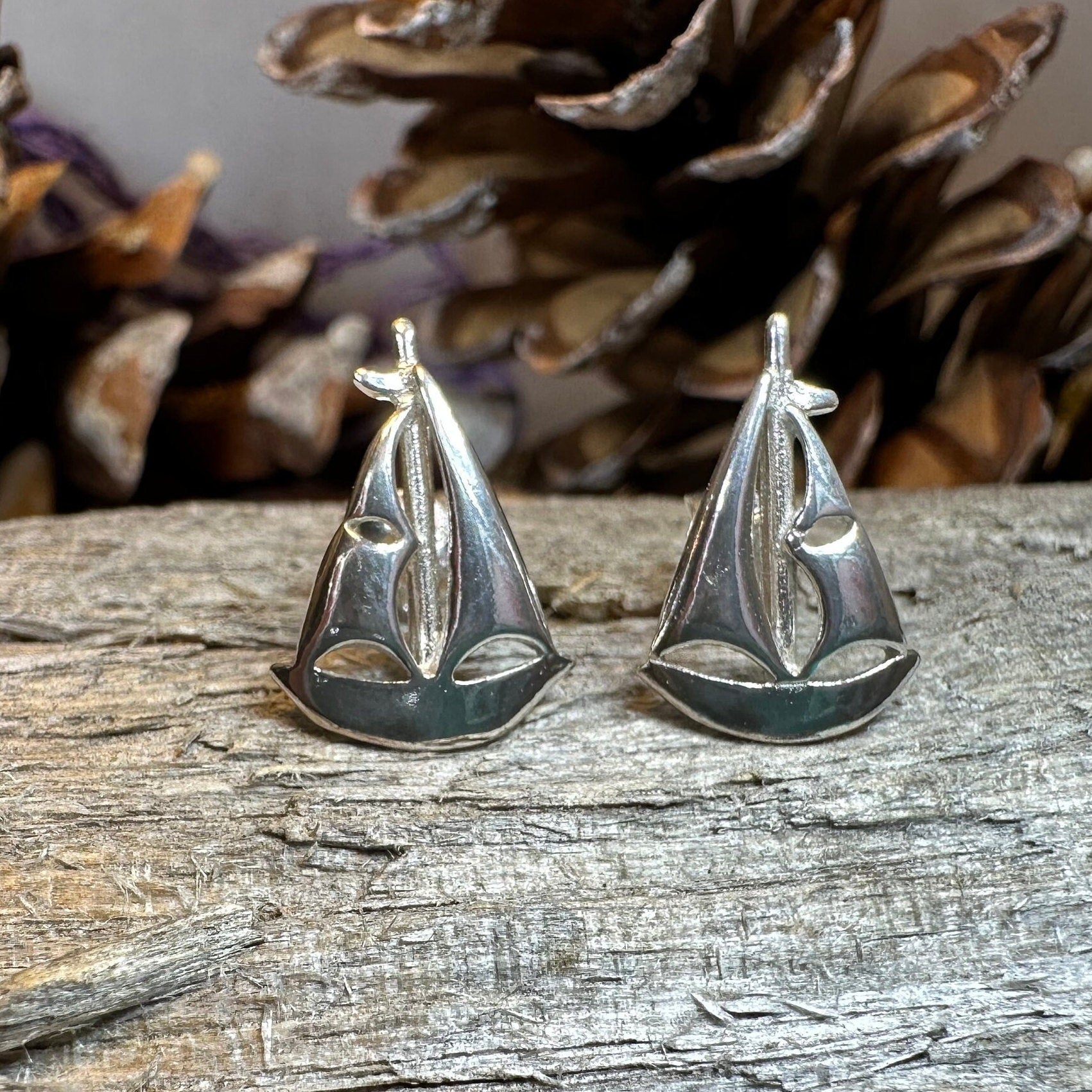 Summerlea Sailboat Post Earrings