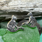 Dagny Cat Stud Earrings