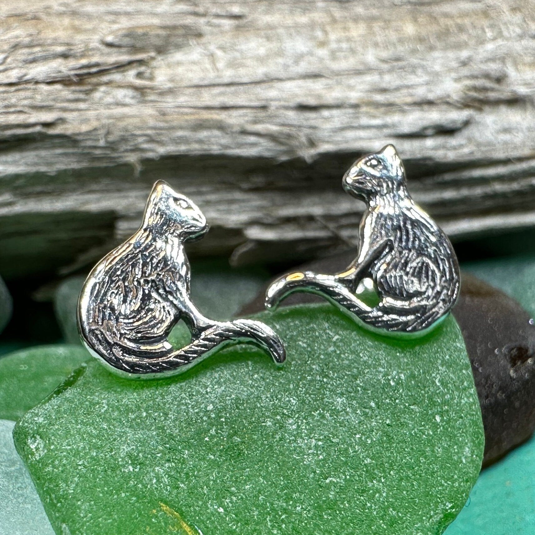 Dagny Cat Stud Earrings