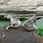 Dagny Cat Stud Earrings