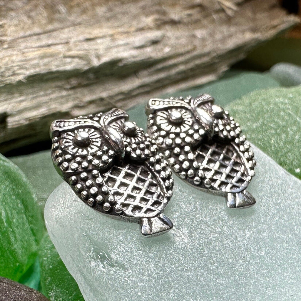 Hoot Owl Stud Earrings