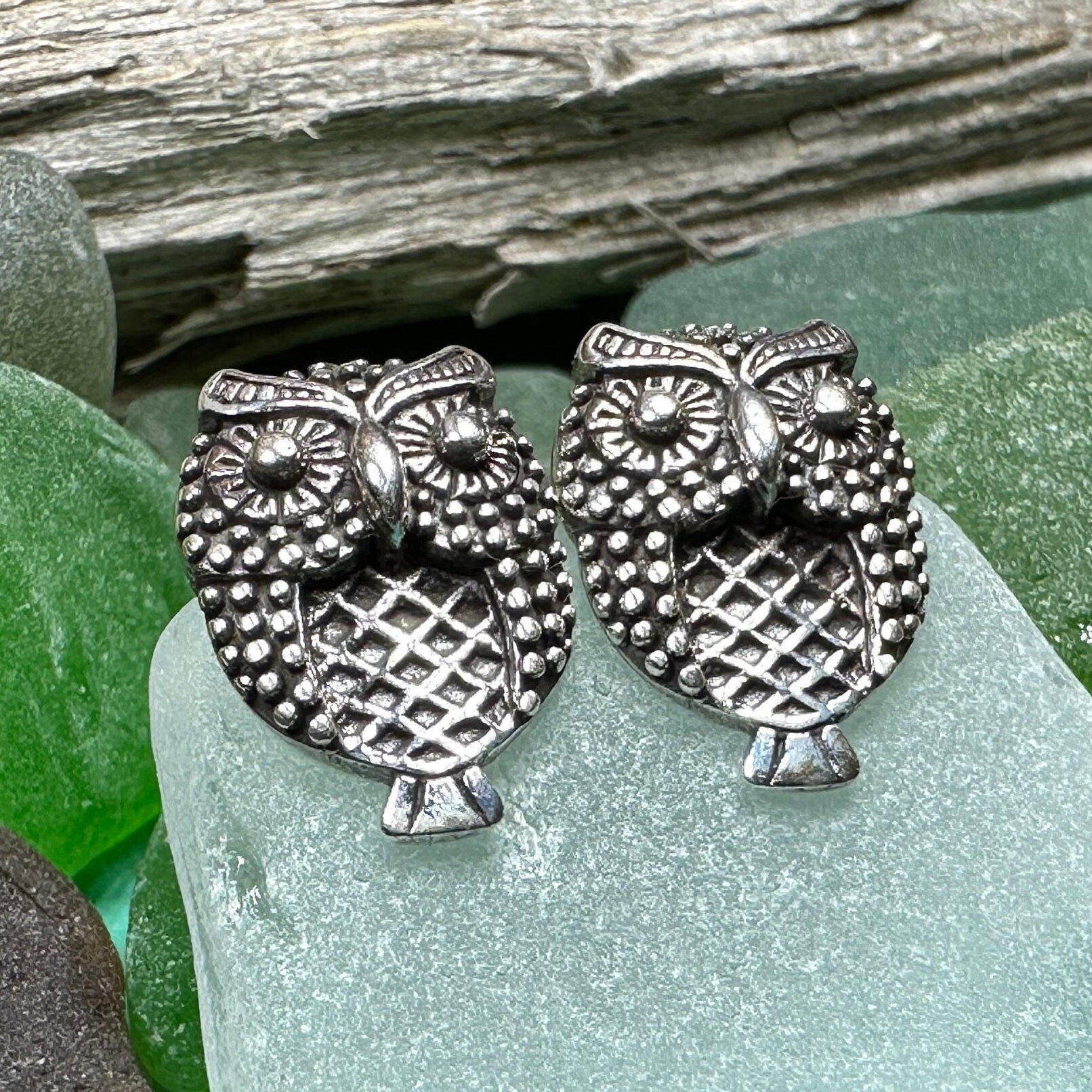 Hoot Owl Stud Earrings