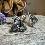 Chana Trinity Knot Post Earrings