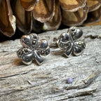 Shamrock Marcasite Earrings