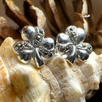 Shamrock Marcasite Earrings